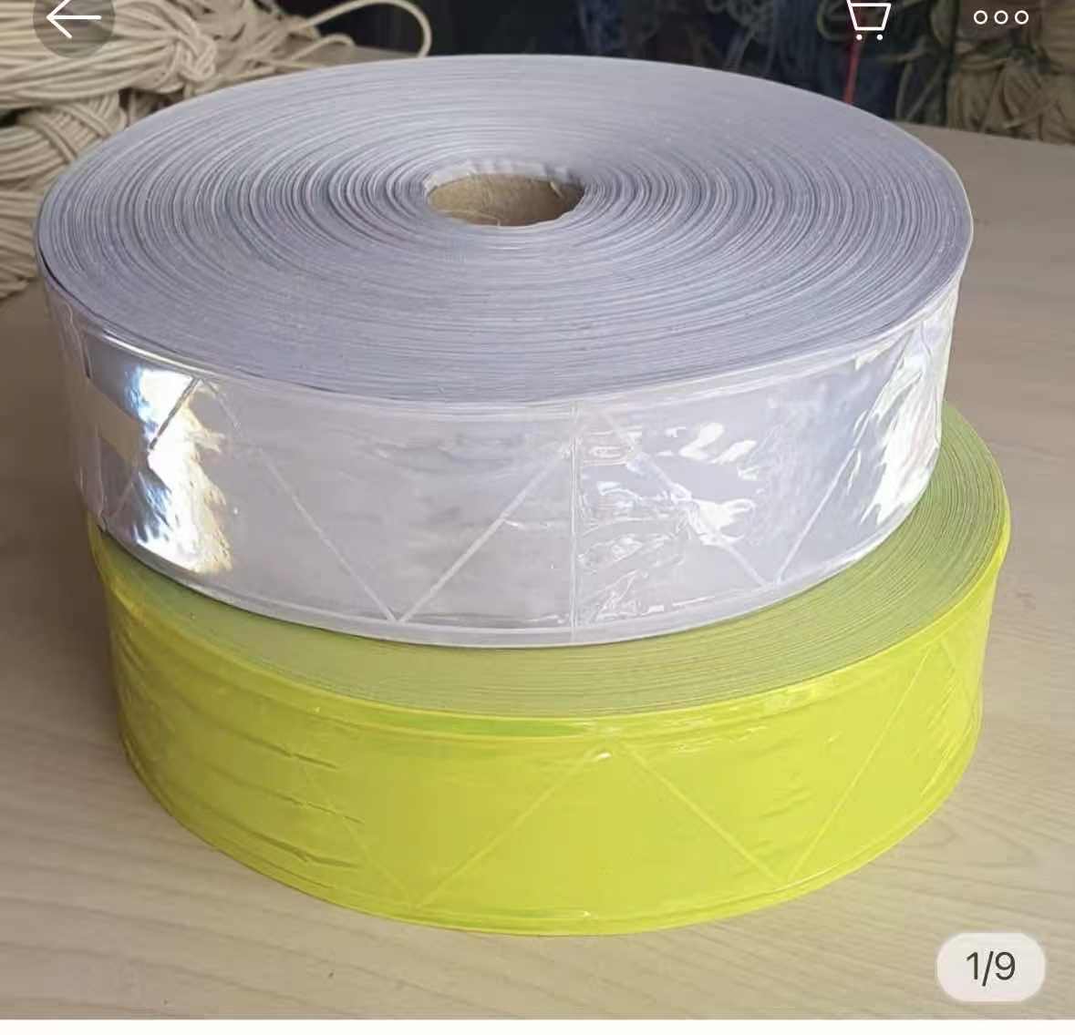 Reflective webbing 1